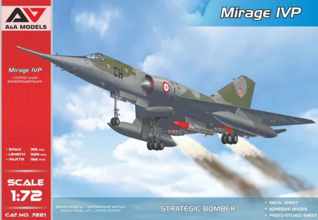 A&A Models Mirage IV P maquette avion 1/72 à construire