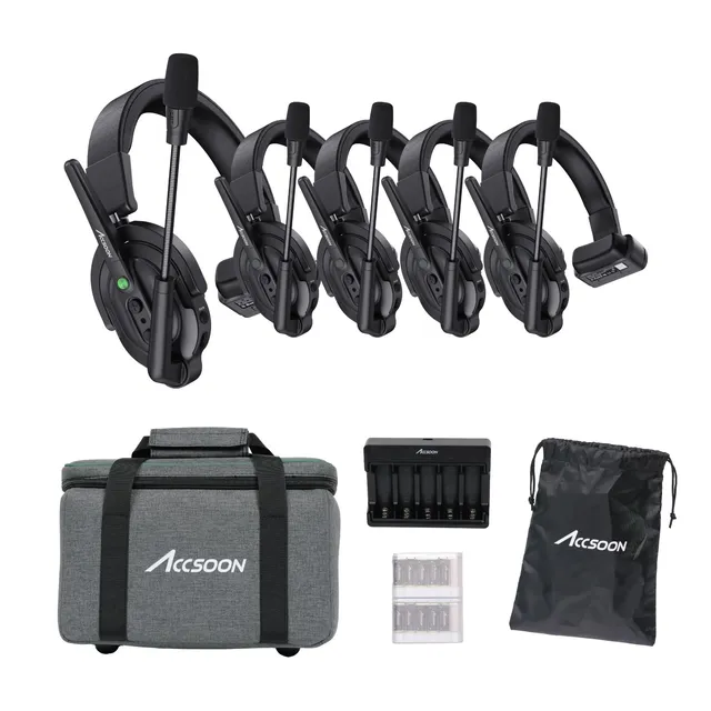 Accsoon Como intercom 5 casques 1 host 4 remote