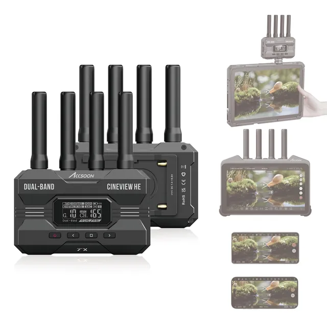Accsoon CineView HE transmetteur vidéo sans fil HDMI 350m UVC